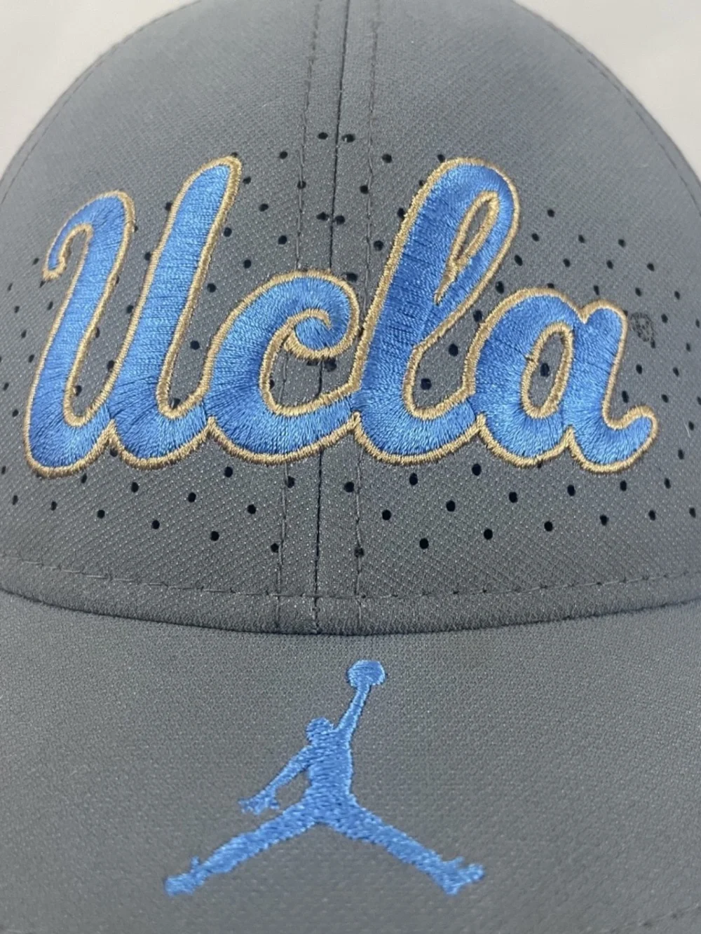 UCLA Bruins Jordan On-Field Youth Sideline Hat Gray Adjustable Baseball Cap